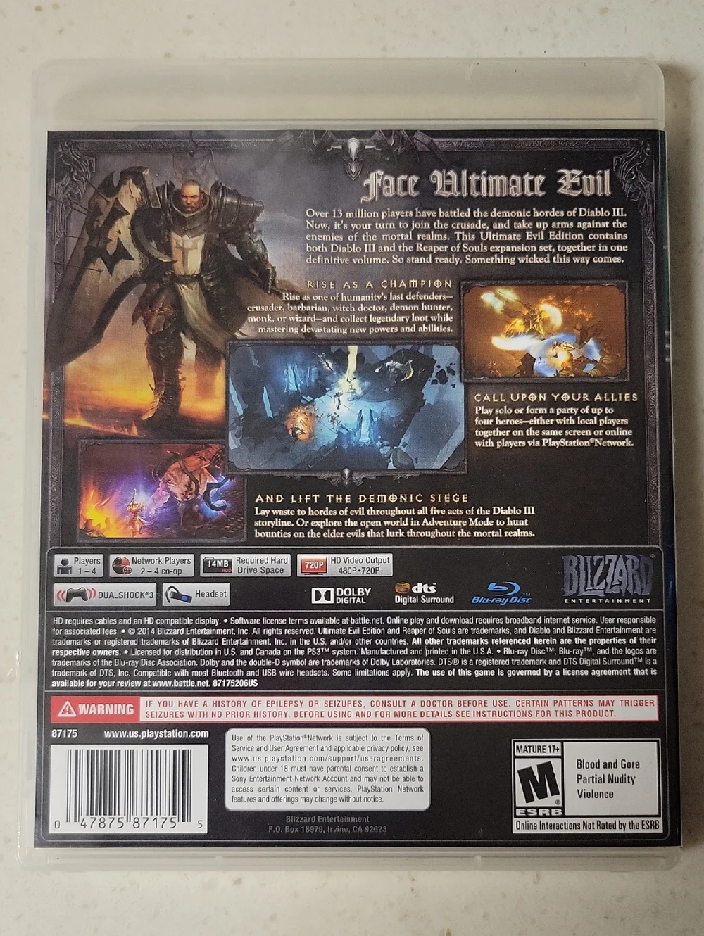 Diablo III: Reaper of Souls (PS3)